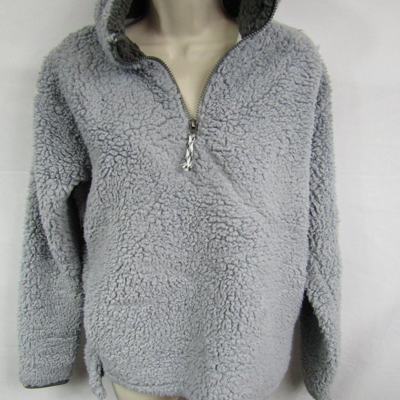 Sherpa | Quarter Zip | Fleece | Women's | SO | Warm | M | Grey - Picture 1 of 3